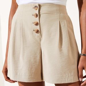 Not for sale loft petite button front short